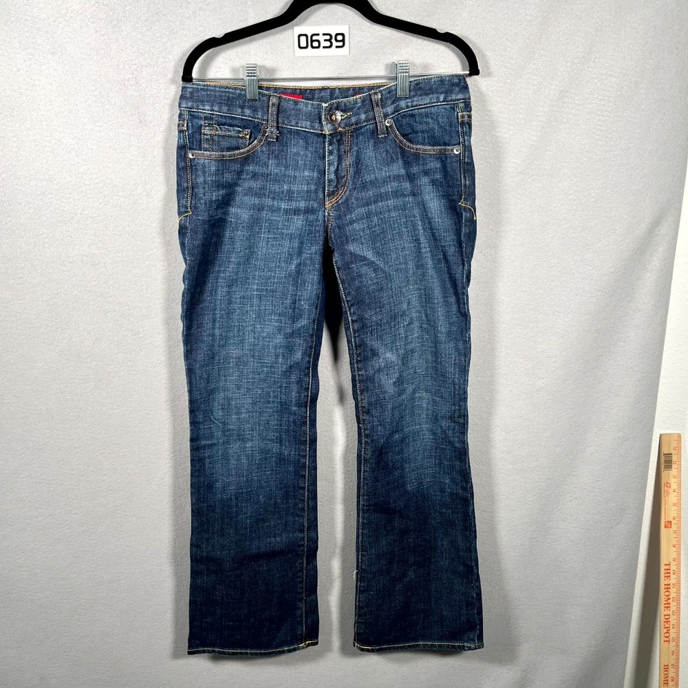Express X2 Quality Denim Jeans Womens 10W Blue Denim Medium Wash Bootcut Leg